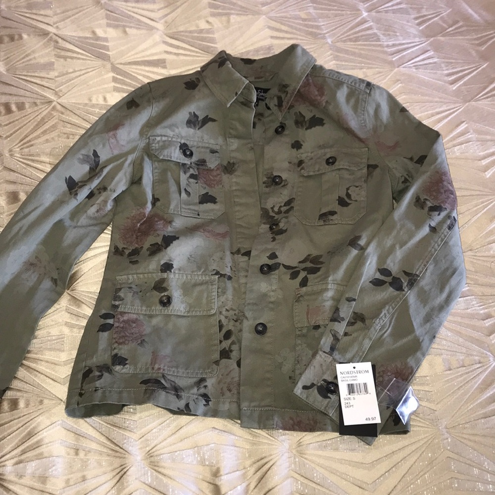 Floral camo jacket